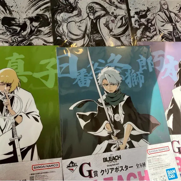 [BUNJANG] Bleach 6 Types Clear Poster Bundle Set / 일괄) 블리치 클리어 포스터 6종 세트