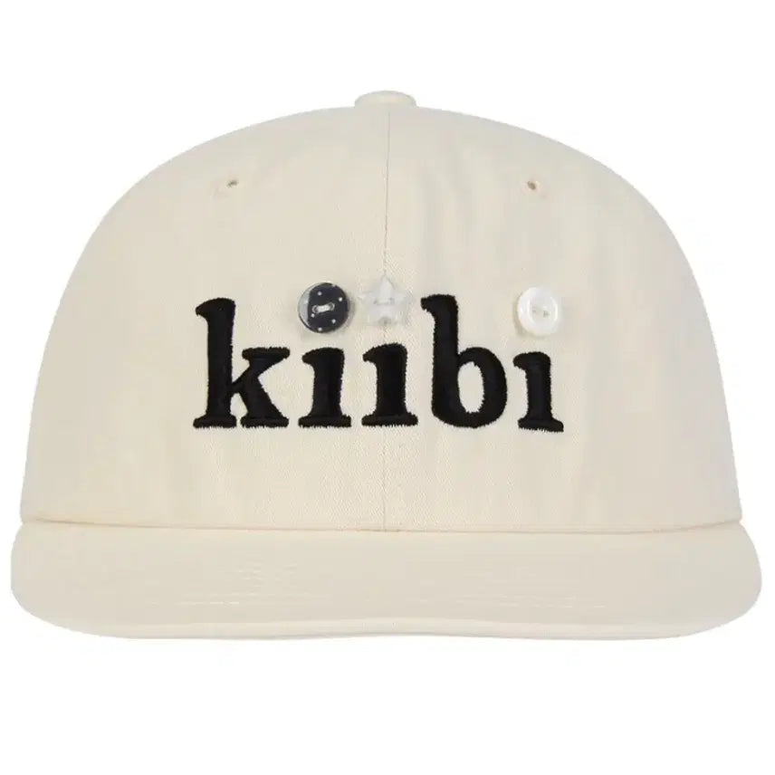 [BUNJANG] Kiibi Button Detail Hat Ivory / kiibi 모자