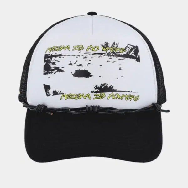 [BUNJANG] Unique Design Mesh Cap / 하이산