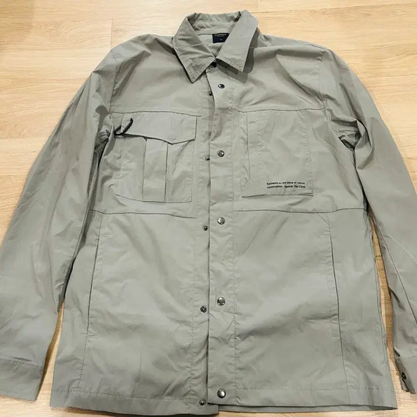 [BUNJANG] Khaki Shirt Jacket / 셔츠 자켓 카키