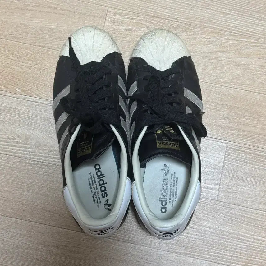 [BUNJANG] Adidas Superstar 82 Core Black 270 / 아디다스 슈퍼스타 82 코어블랙 270