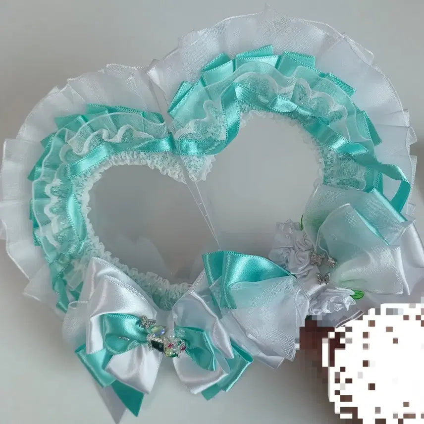 [BUNJANG] Ribbon Lace Heart Top Loader Set / 리본 레이스 하트 탑로더 판매