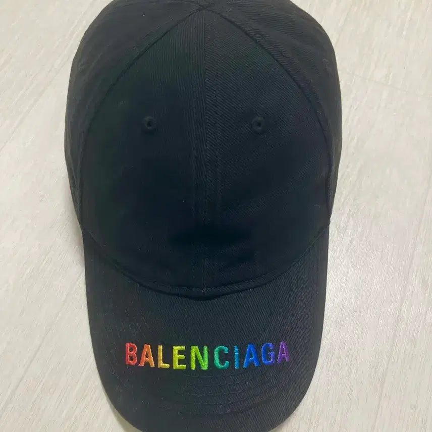 [BUNJANG] Balenciaga Rainbow Logo Cap / L 59) 정품 발렌시아가 레인보우 챙로고 볼캡