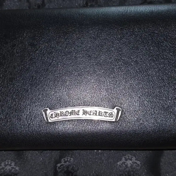 [BUNJANG] Chrome Hearts Wave Wallet Leather Black / S급크롬 웨이브 월렛 레더 블랙