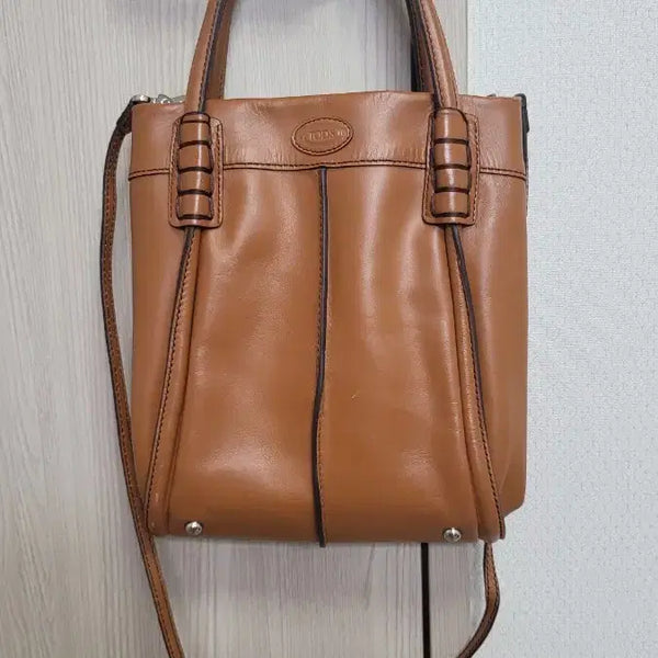 [BUNJANG] Tod's Brown Leather Tote Bag / 토즈 브라운 가죽 토트백