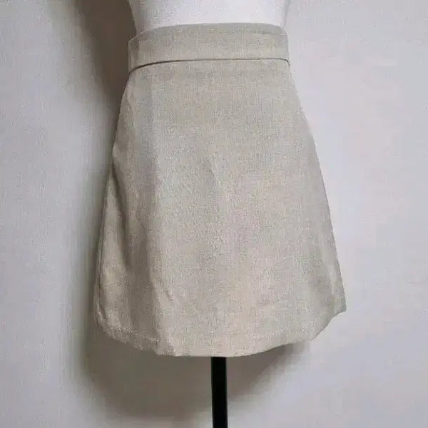 [BUNJANG] Mini Skirt Beige White Ivory S M / 치마 미니 스커트 베이지 화이트 아이보리 s m 44 55 한국 면