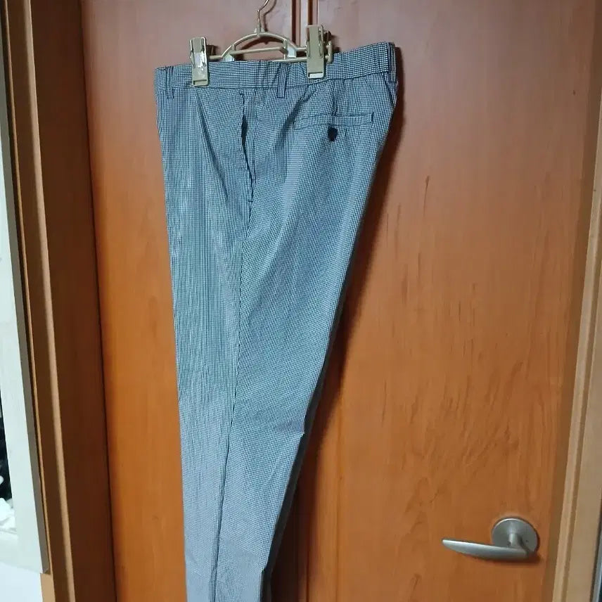 [BUNJANG] Check Pattern Slacks Pants / 체크 패턴 슬랙스 바지