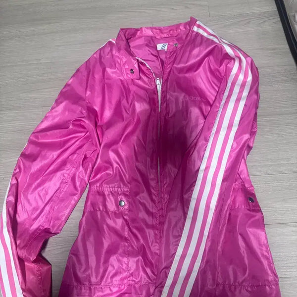 [BUNJANG] Adidas Pink Windbreaker / 코르티스깔 핑크 아디다스 바람막이