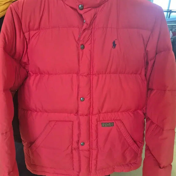 [BUNJANG] Polo Ralph Lauren Puffer Jacket Red / 폴로 랄프로렌 푸퍼 패딩 레드