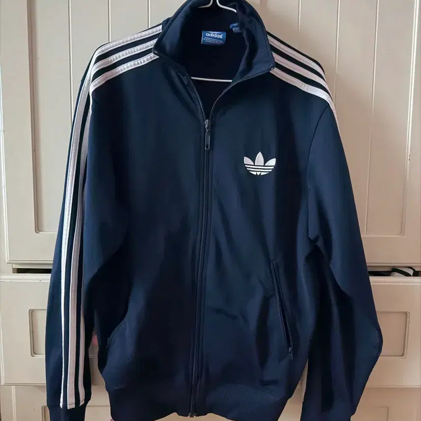 [BUNJANG] Adidas Firebird Track Jacket Vintage Navy / 어디다스 구파이어버드 구파 네이비 져지 빈티지
