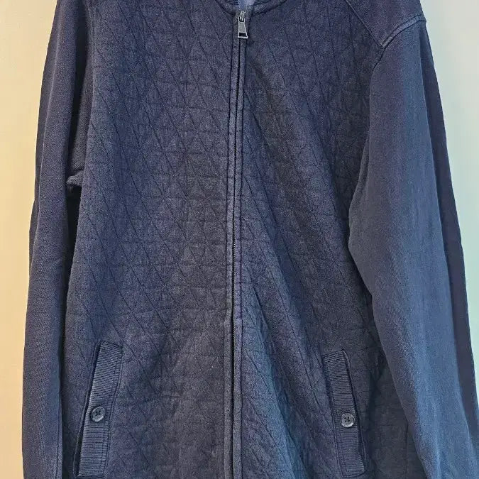 [BUNJANG] M&S Max & Spencer Navy Quilted Zip-Up Jacket L / M&S 막스엔스펜서  네이비 퀼팅 집업 자켓 L