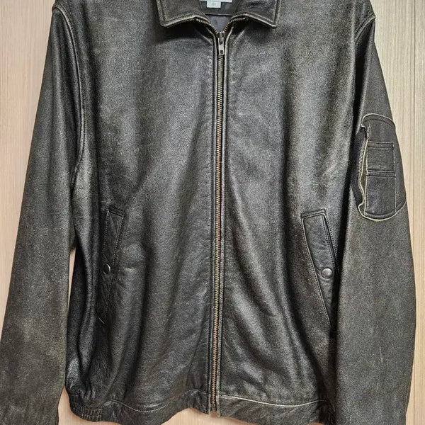 [BUNJANG] thisisneverthat Flight Leather Jacket L / 디스이즈네버댓 플라이트 레더 자켓 L