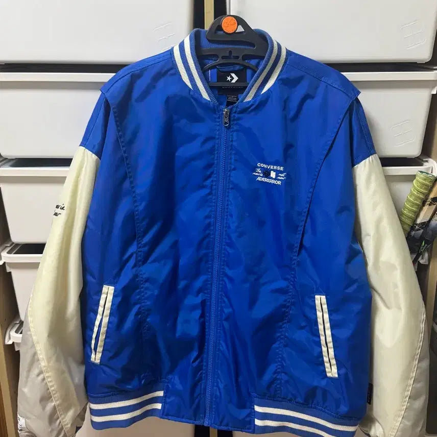 [BUNJANG] Ader Error x Converse Collaboration Jacket Navy/Ivory / 아더에러&컨버스 자켓 m (택,여분 단추 포함)