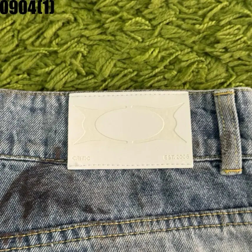 [BUNJANG] Critic Wide Denim Pants (Light Blue, Size 33) / 크리틱 와이드 데님팬츠 청바지 33