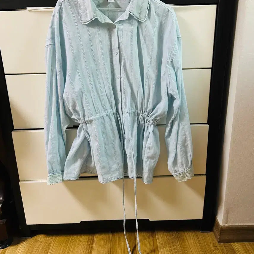 [BUNJANG] Ronron Lace Frill Shirt / 론론 레이스 프릴 셔츠