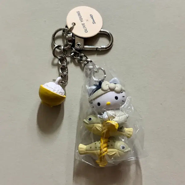 [BUNJANG] Olive Young Sanrio Ggulbi Kitty Keyring / 올리브영 굴비키티
