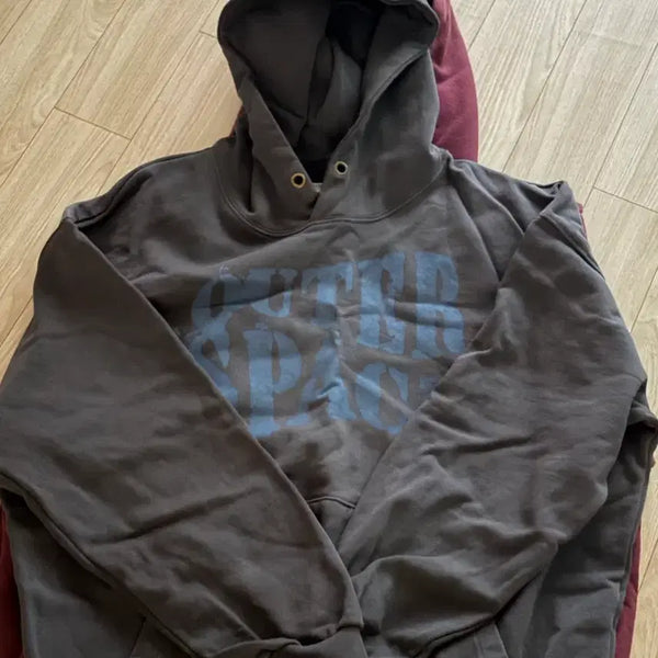 [BUNJANG] EZCATON Hooded Sweatshirt Deep Gray L / 에즈카톤 후드티 딥 그레이 L