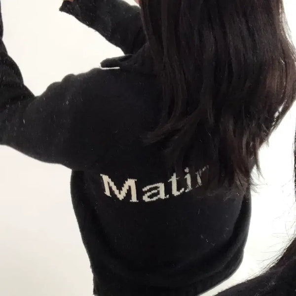 [BUNJANG] Matinkim Knit Zip-Up S / 마뗑킴 니트 집업 S