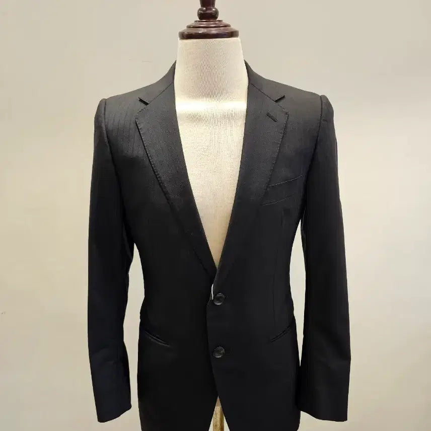 [BUNJANG] UNITED ARROWS Tailored Two-Button Shadow Pinstripe Wool Jacket / 유나이티드 애로우즈 테일러드 자켓 95