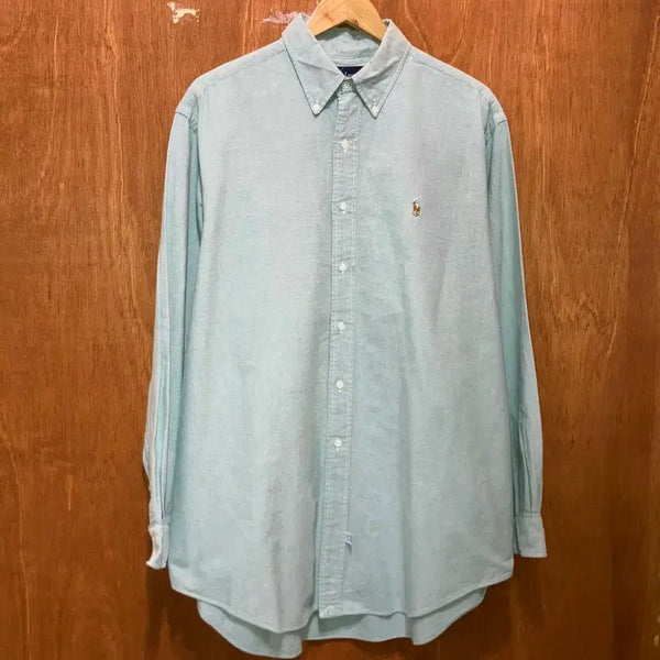 [BUNJANG] Polo Ralph Lauren Solid Shirt (Size 17) / (17) POLO 폴로 랄프로렌 솔리드 셔츠