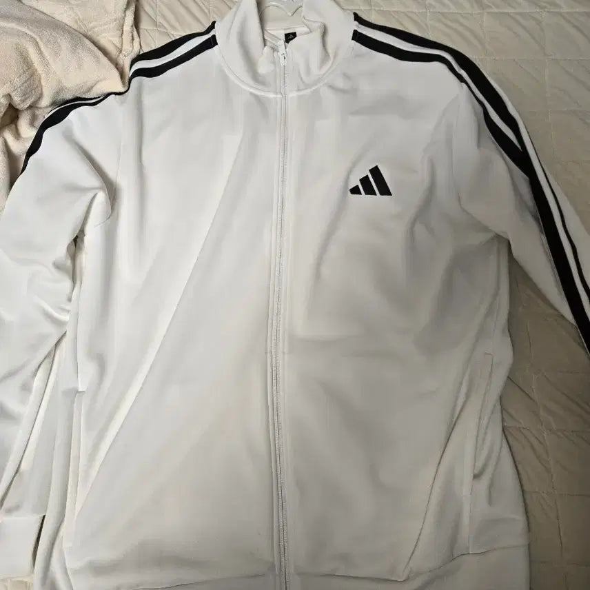 [BUNJANG] Adidas Track Top White / 아디다스 트랙탑 화이트