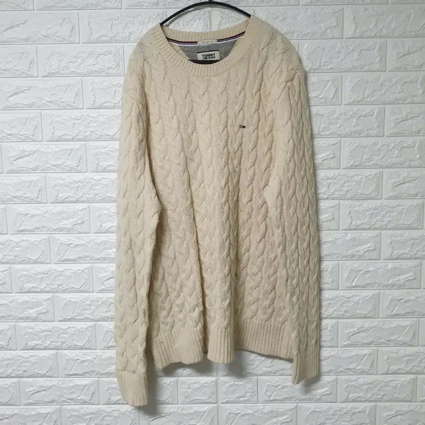 [BUNJANG] Tommy Hilfiger Cable Knit Sweater / 타미진스 꽈배기니트 판매합니다