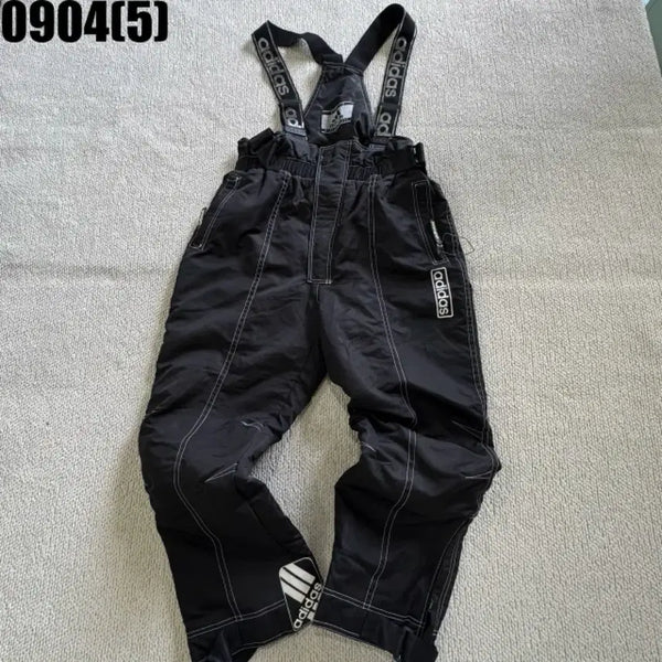 [BUNJANG] Adidas Ski Overalls Black Size 100 / 아디다스 스키 멜빵 바지 블랙 100 0904