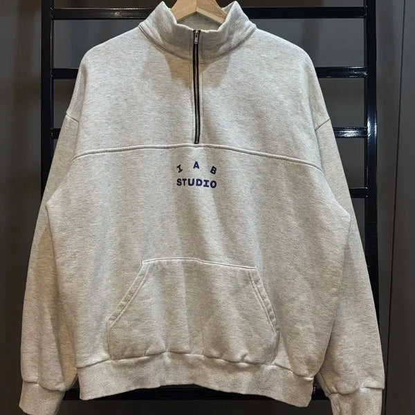 [BUNJANG] IAB STUDIO Half Zip-Up Sweatshirt (M) / [M] 아이앱스튜디오 IAB STUDIO 하프집업 맨투맨 4.9