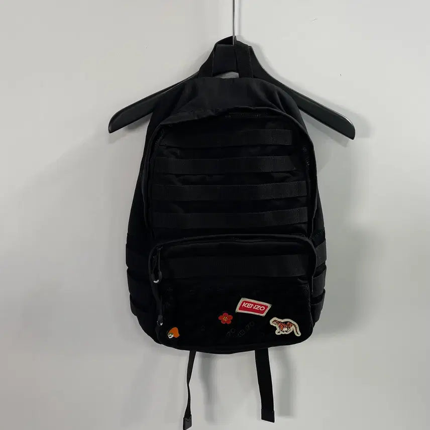 [BUNJANG] Kenzo Jungle Backpack Black / 겐조 정글 럭색 블랙 백팩 (onb.23)