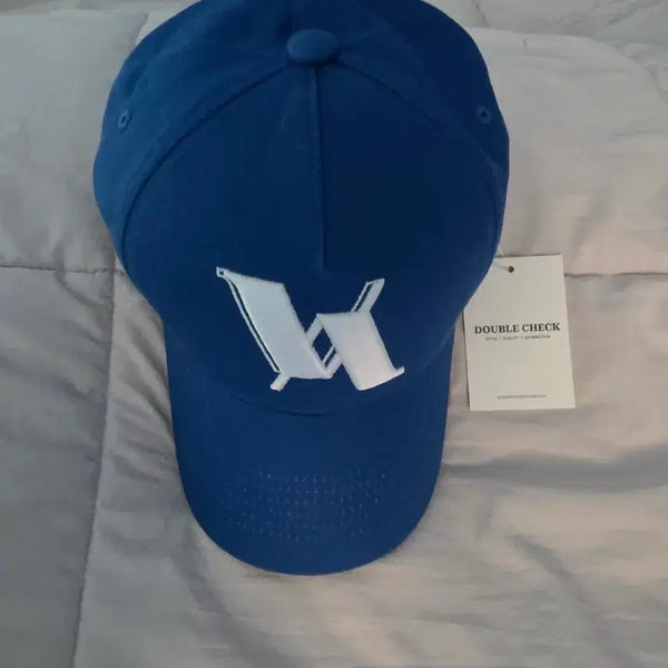[BUNJANG] Doublecheck Blue Ball Cap / 더블체크 볼캡 블루