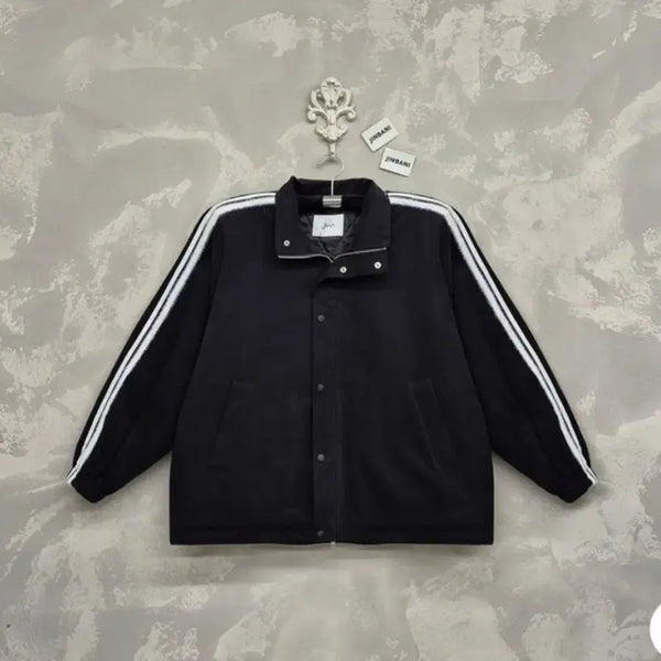 [BUNJANG] Jinbanni Made Jin Track Peach Padding (Black) / 진바니제작 진트랙 피치패딩(블랙)
