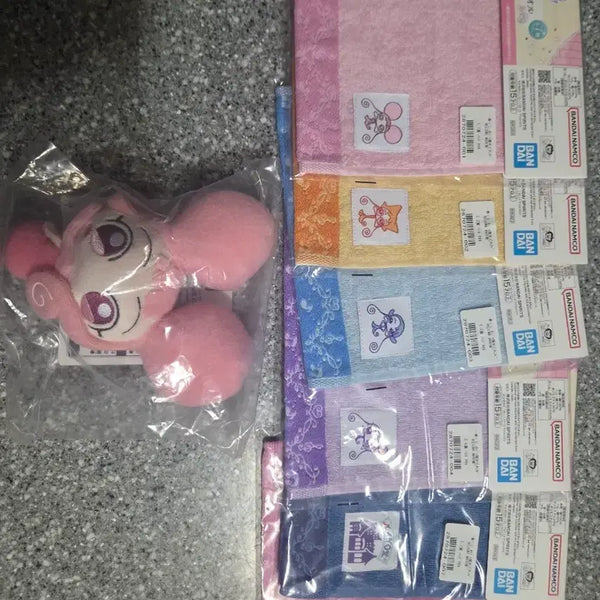 [BUNJANG] Ojamajo Doremi Dodo Doll & Handkerchief Bundle Set / 꼬마마법사레미 도도 D상+손수건일괄