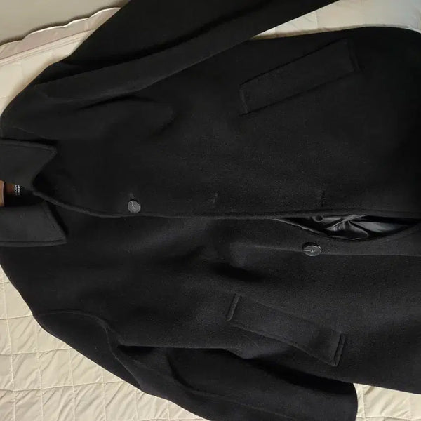 [BUNJANG] Tomboy Coat Black / 톰보이 코트