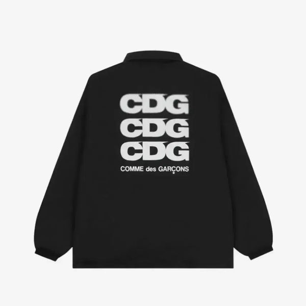 [BUNJANG] Comme des Garçons CDG Logo Black Coach Jacket / 꼼데가르송 CDG 로고 블랙 코치 자켓 새상품
