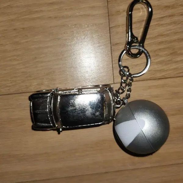 [BUNJANG] Silver Car Charm Keychain / 자동차 키링 실버입니다