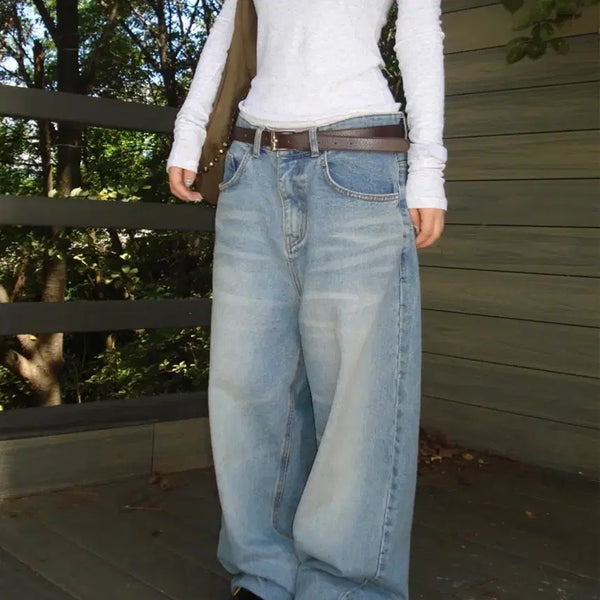 [BUNJANG] Our Cabinet Temp Denim Pants (Size M) / 아워캐비넷 temp denim pants