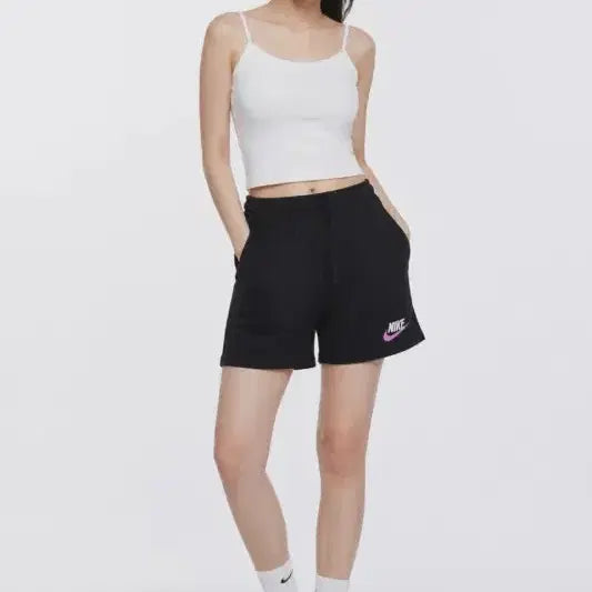 [BUNJANG] Nike Pink Swoosh Shorts / 여M/나이키 핑크 스우시 쇼츠 팬츠
