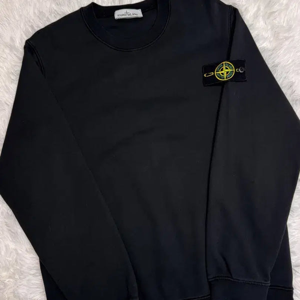 [BUNJANG] Stone Island Sweatshirt Black / (XL/S급) 스톤아일랜드 맨투맨 블랙