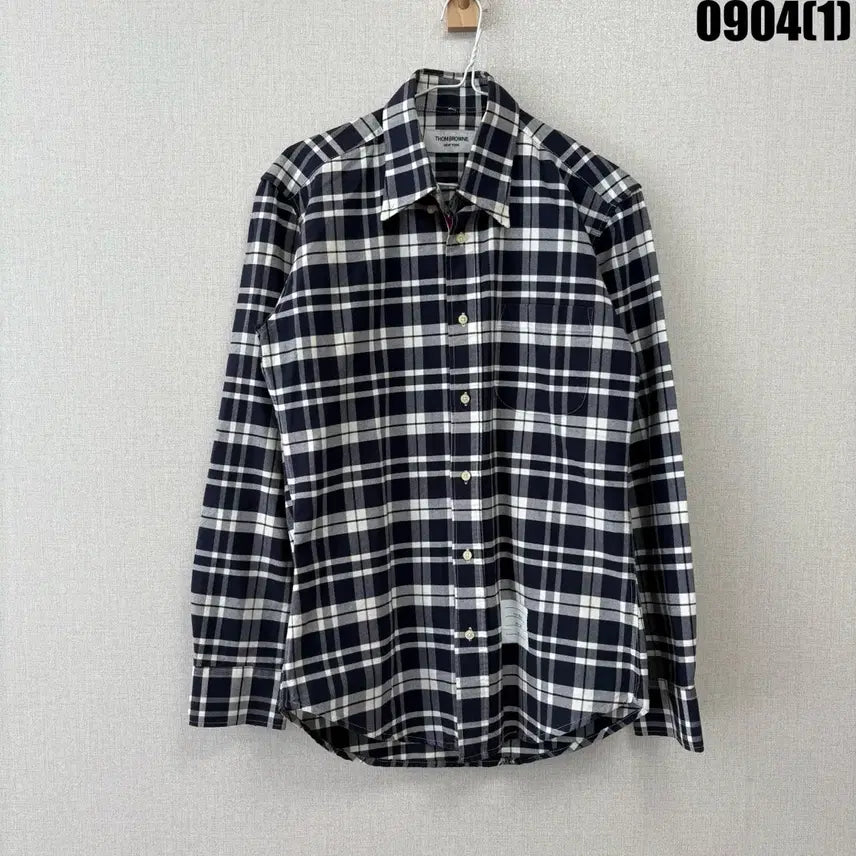 [BUNJANG] Thom Browne Check Shirt / 톰브라운 체크 남방 셔츠 S
