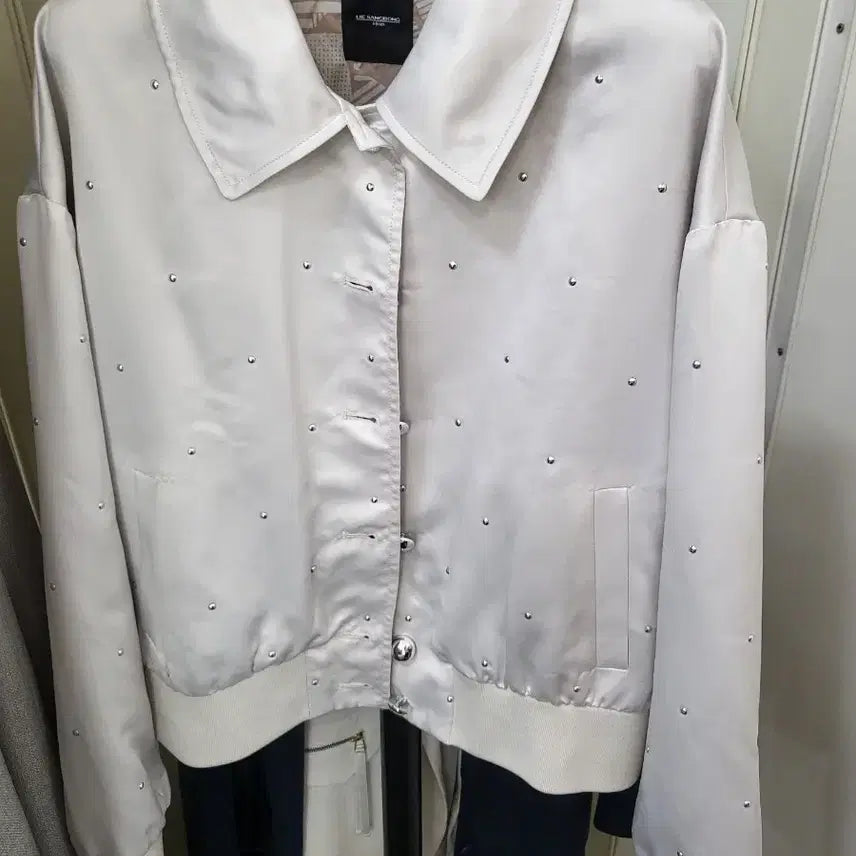 [BUNJANG] LIE SANG BONG Silver Studded Jacket / LIE SANG BONG 실버 스터드 재킷