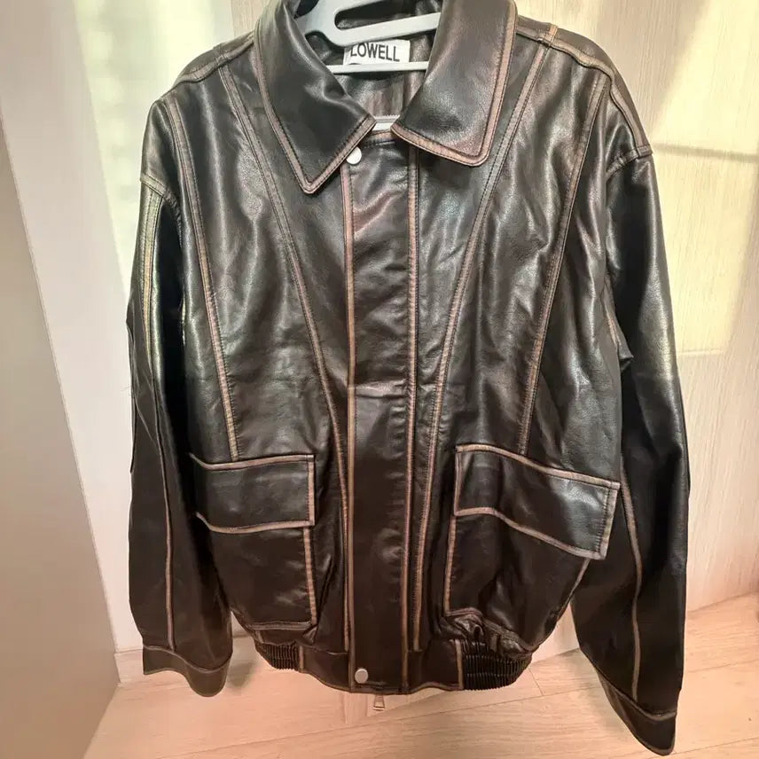 [BUNJANG] Seoulbased Leather Jacket / 서울베이스드 가죽자켓