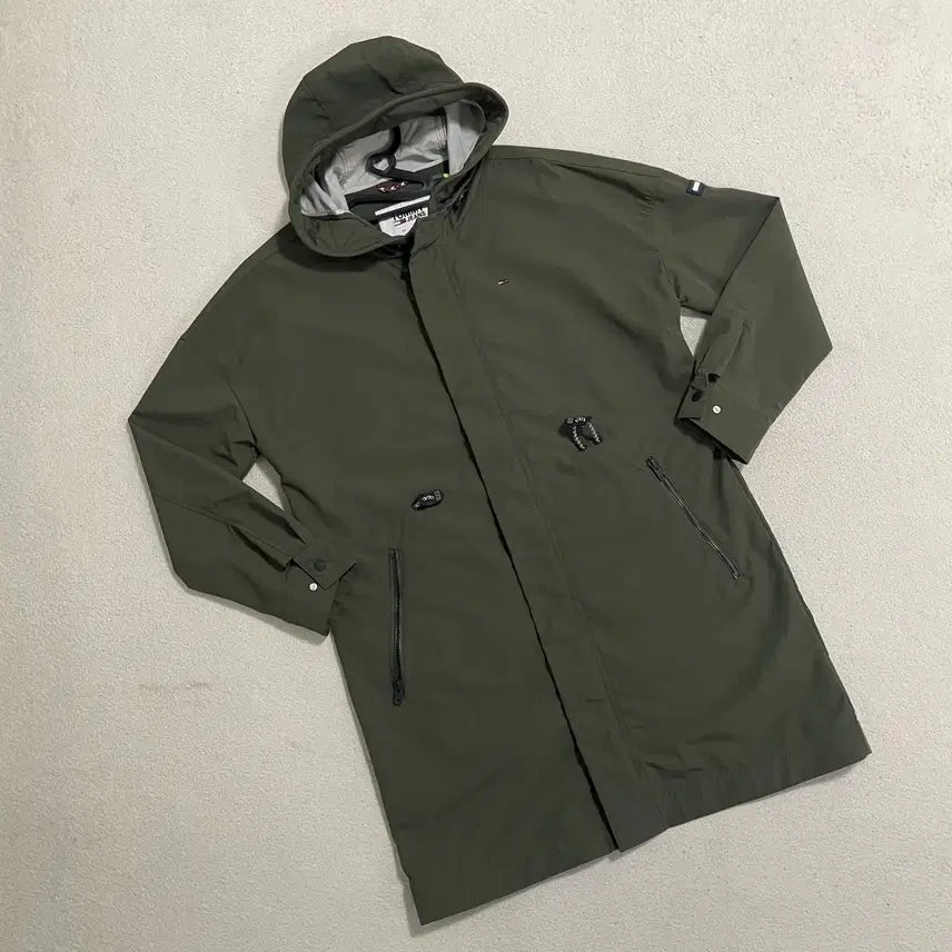 [BUNJANG] Tommy Hilfiger Long Windbreaker Jacket / S 타미힐피거 야상 롱 바람막이 자켓 B.3817