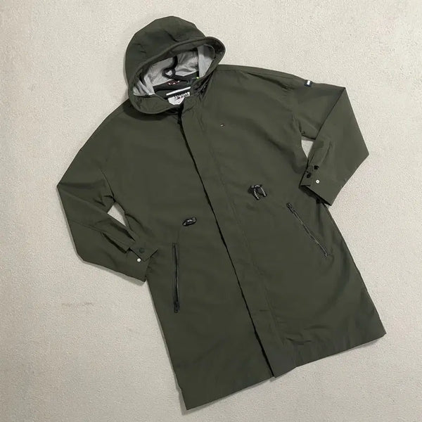 [BUNJANG] Tommy Hilfiger Long Windbreaker Jacket / S 타미힐피거 야상 롱 바람막이 자켓 B.3817