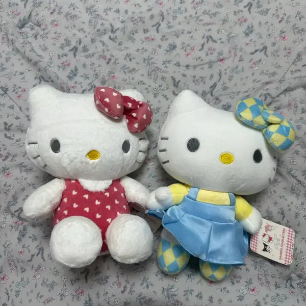 [BUNJANG] Hello Kitty Plush Doll Set / 헬로키티 봉제 인형 세트