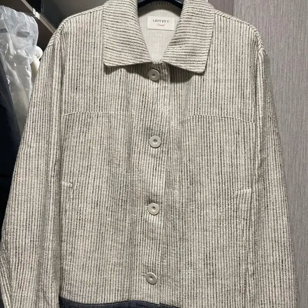 [BUNJANG] Lattbytee Striped Jacket / 래트바이티 스트라이프 자켓