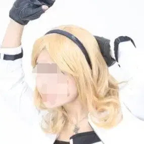 [BUNJANG] Medium Length Two-Tone Blonde Wavy Wig / 중간길이 투톤 금발 웨이브가발