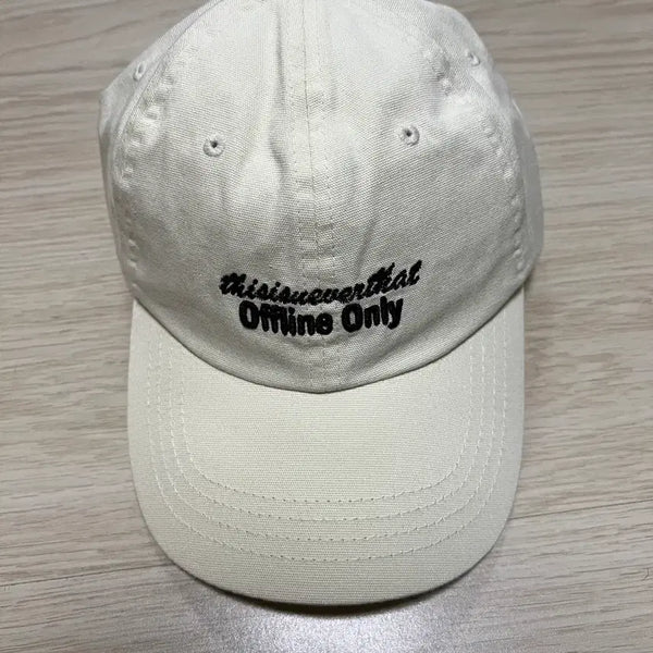 [BUNJANG] thisisneverthat Ivory Cap / (미사용)디스이즈네버댓 아이보리 캡