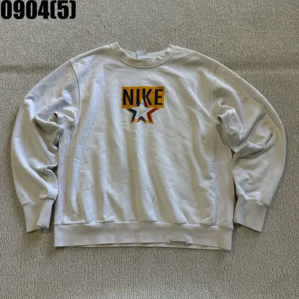 [BUNJANG] Nike Sweatshirt White / 나이키 맨투맨 화이트