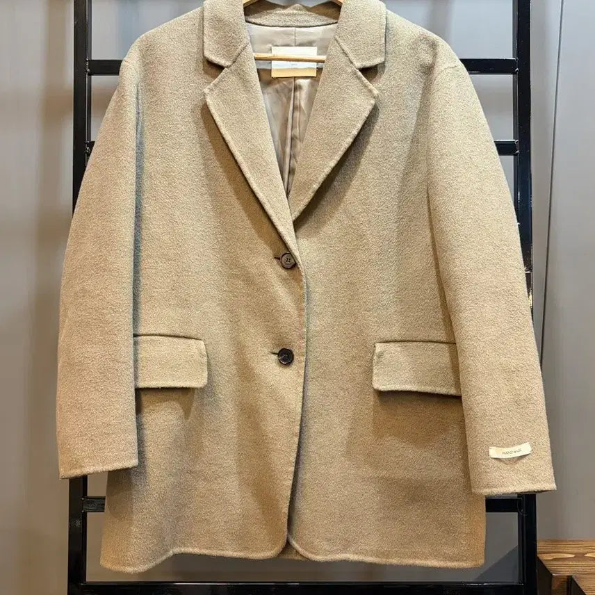 [BUNJANG] PUREDA Handmade Wool Single Coat / [FREE] 퓨어다 PUREDA 핸드메이드 울 싱글 코트 4,9