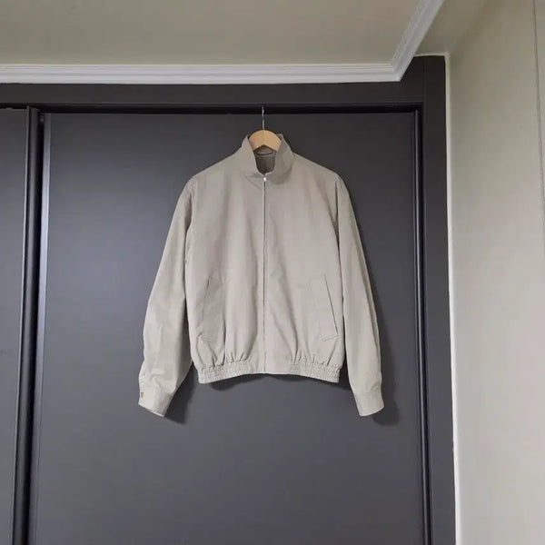 [BUNJANG] Brown yak Stand Collar Blouson Stone/Beige Harrington Jacket / (10/17(토)까지만 판매) [3] 브라운야드 스탠드 칼라 블루종 스톤 / 베이지 해링턴 g9 자켓